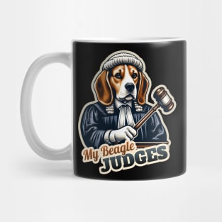 Beagle judging Mug